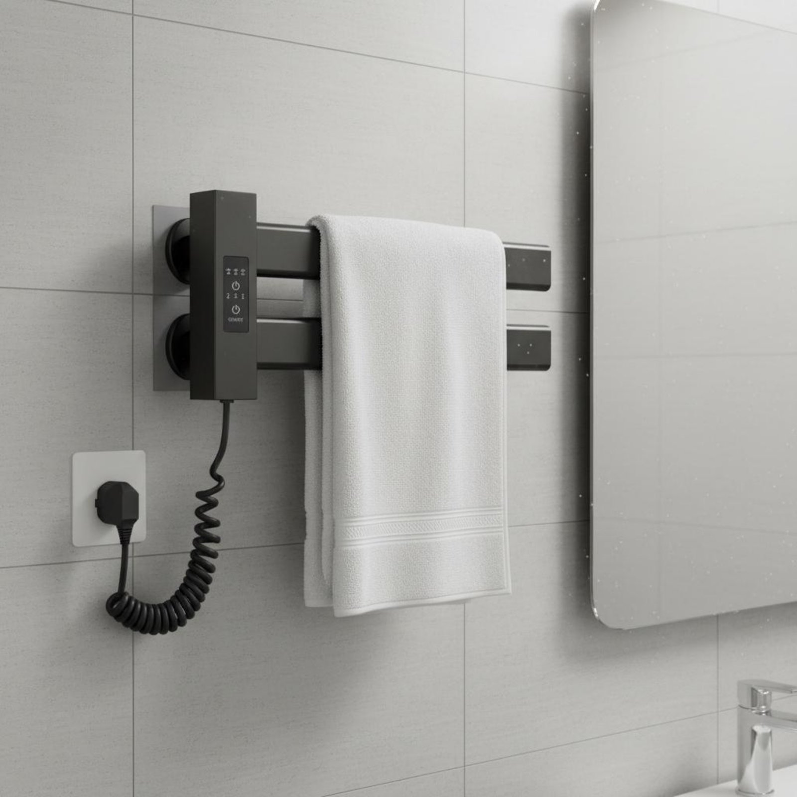 Smart Towel Heating Rack Quick - Home Bathroom บทวิจารณ์และราคา
