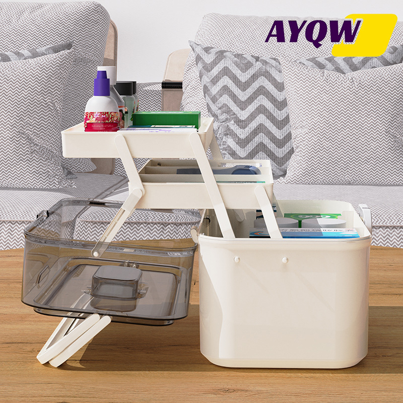 Large Capacity Clear Lid Medic - Home Bathroom Organizer บทวิจารณ์และราคา