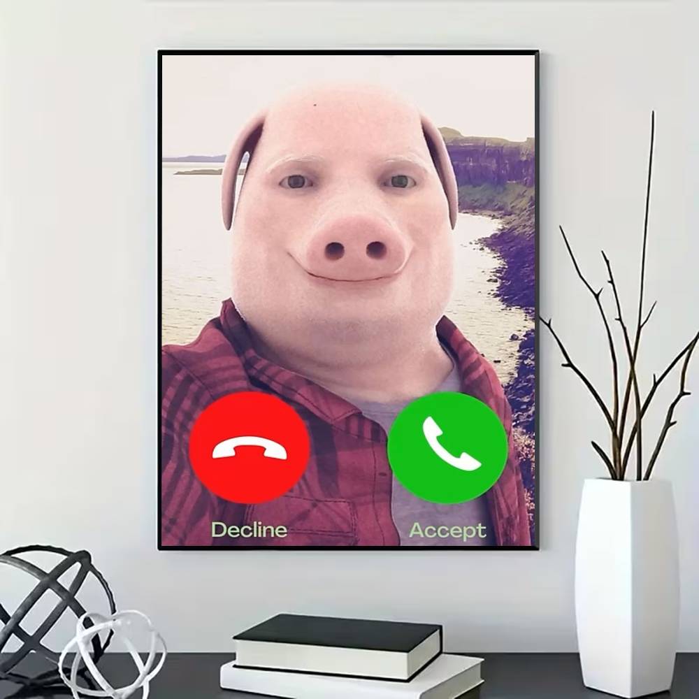 John Pork is Calling Poster fo - Home Bathroom Called บทวิจารณ์และราคา