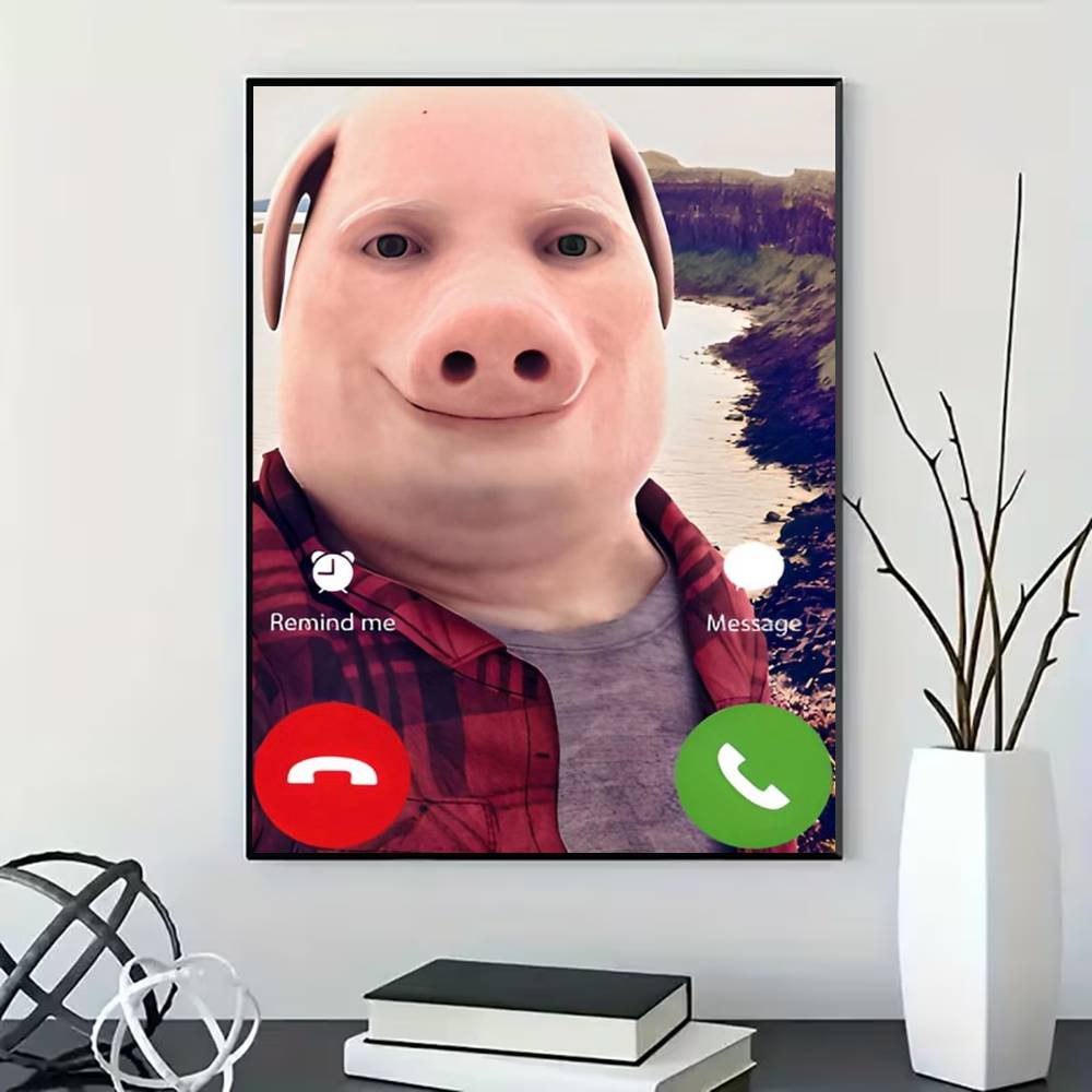 John Pork is Calling Poster fo - Home Bathroom Called บทวิจารณ์และราคา