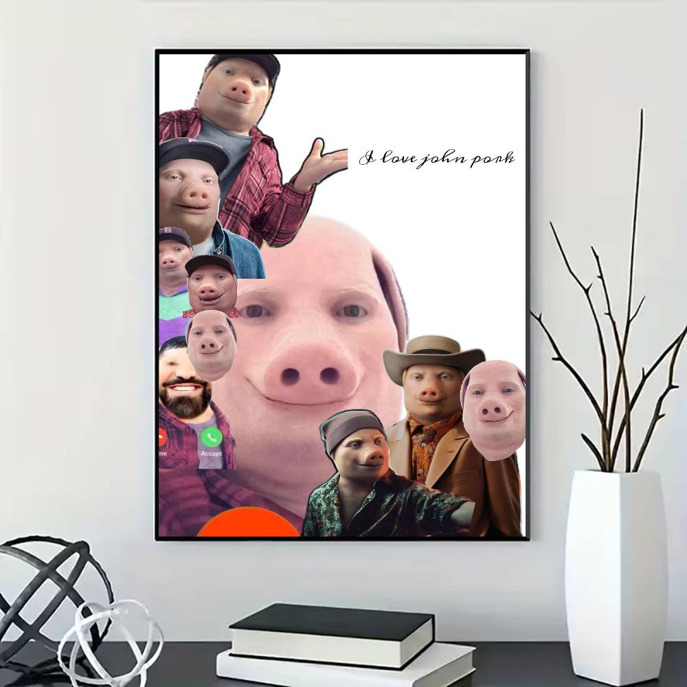 John Pork is Calling Poster fo - Home Bathroom Called บทวิจารณ์และราคา
