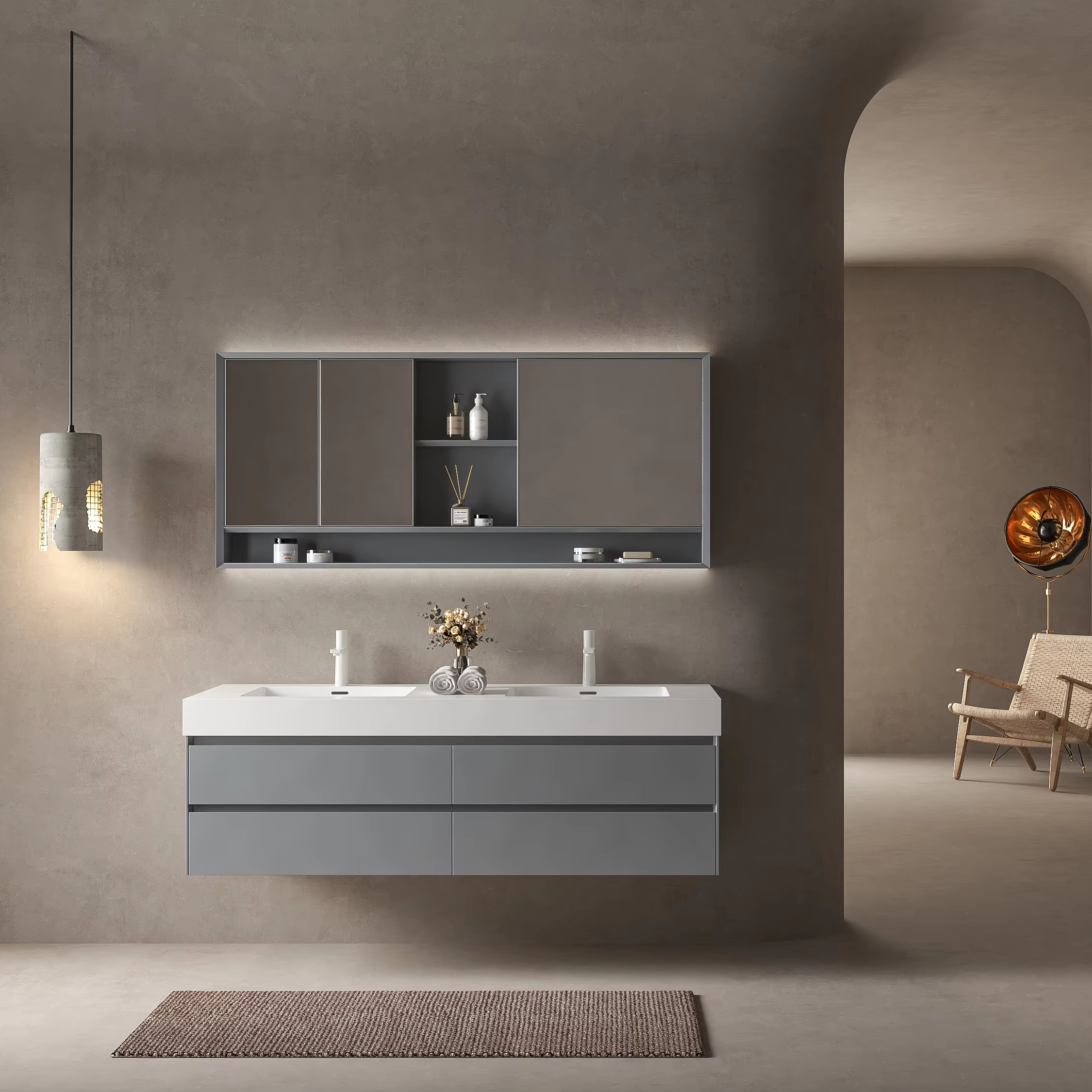 Modern Luxury Wall Mount Bathr - Home Bathroom Trends บทวิจารณ์และราคา