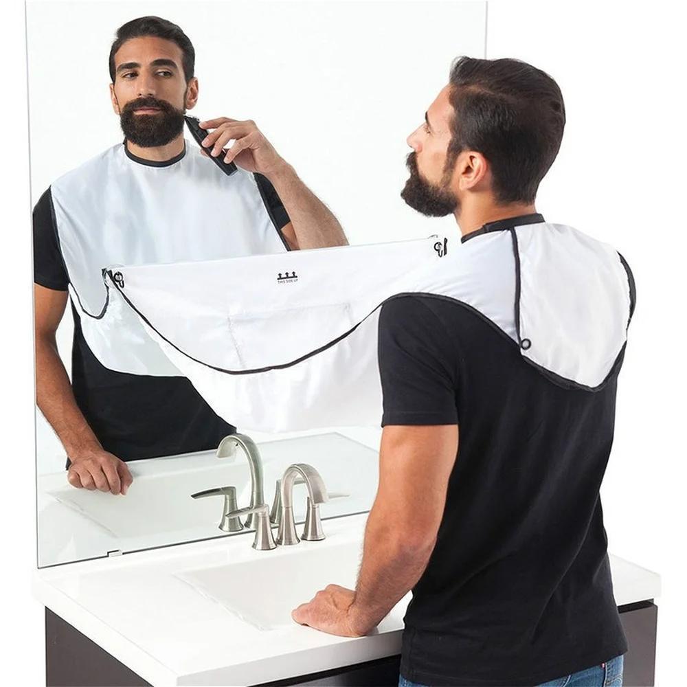 1PC Men Beards Shaving Aprons  - Shaving Mirror Suction บทวิจารณ์และราคา