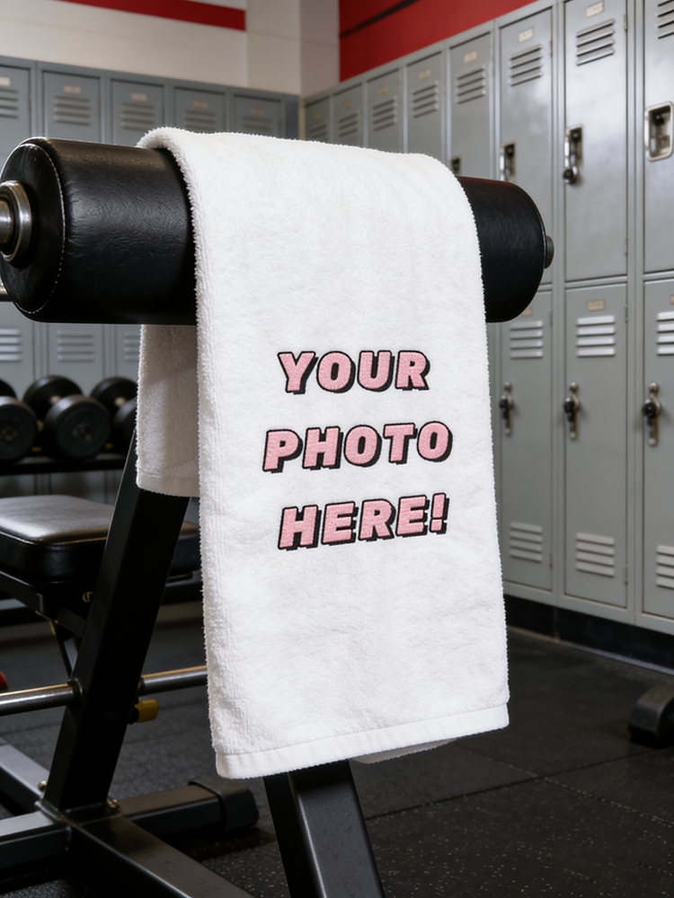 1Pc/2Pc Custom Photo Towel, Up - Home Bathroom Images บทวิจารณ์และราคา