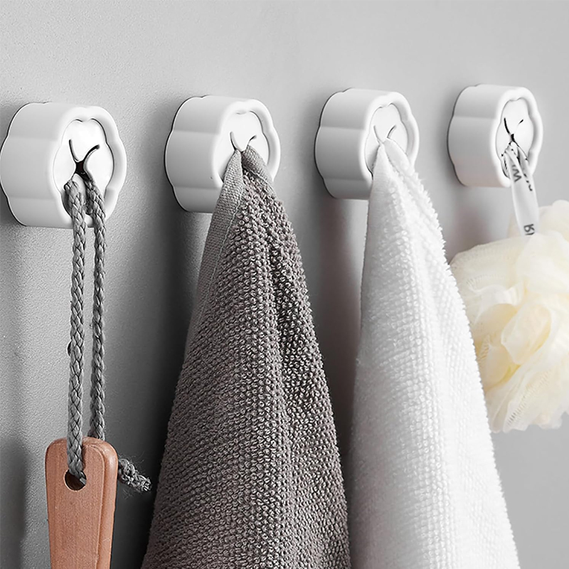 6PCS Self Adhesive Towel Holde - Home Bathroom Organizer บทวิจารณ์และราคา