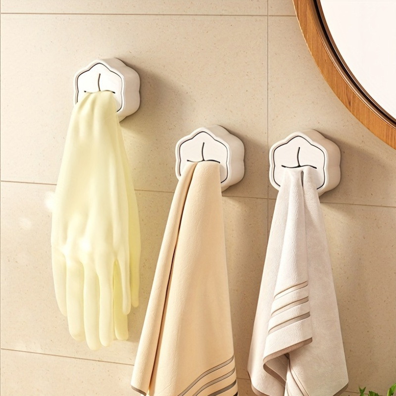 6PCS Self Adhesive Towel Holde - Home Bathroom Organizer บทวิจารณ์และราคา