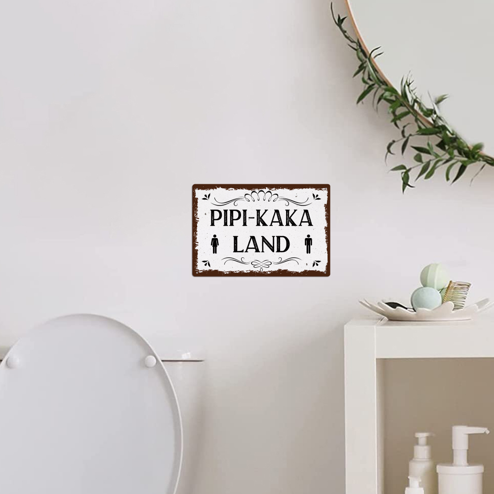 Putuo Decor 1pc Vintage Metal  - Home Bathroom Wall Art บทวิจารณ์และราคา