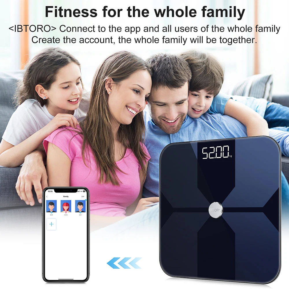 Body Fat Scale Wifi Home Preci - Home Bathroom Scales บทวิจารณ์และราคา