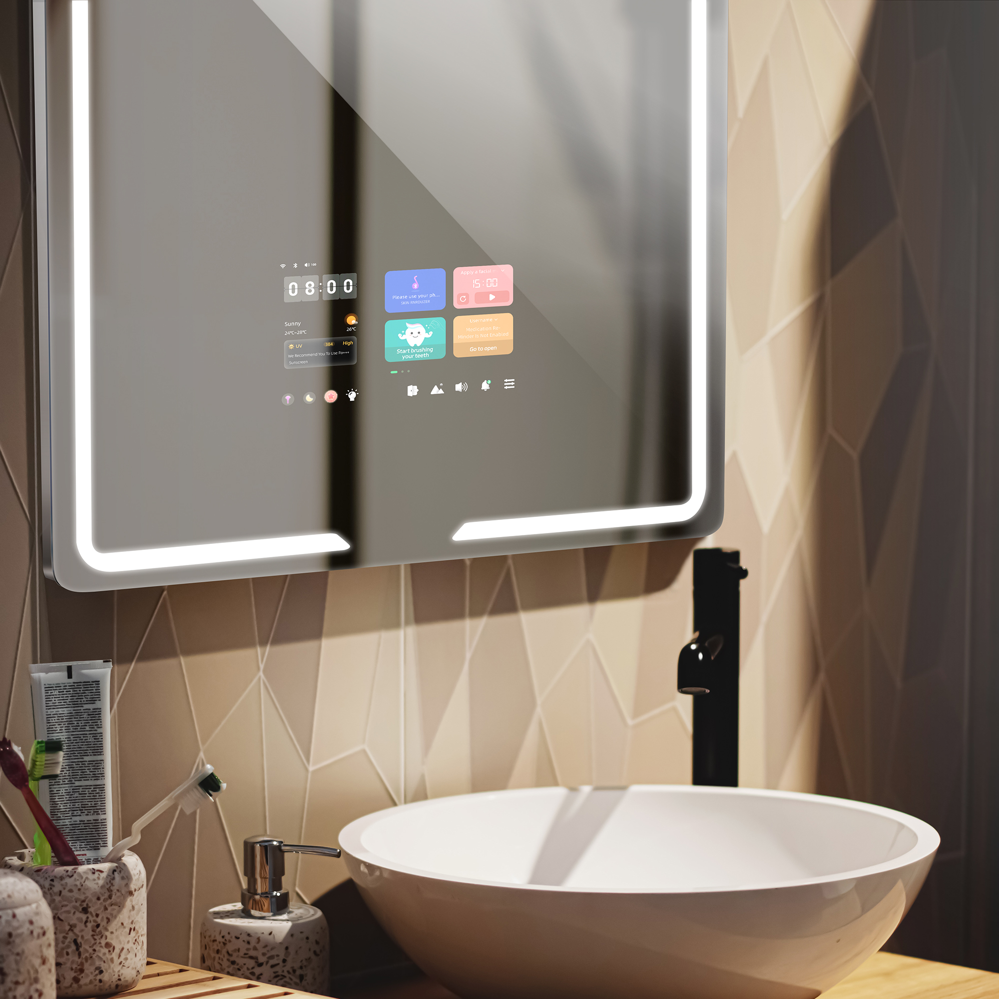 Sophia 2025 NEW Trend  Android - Bathroom Mirror Led บทวิจารณ์และราคา
