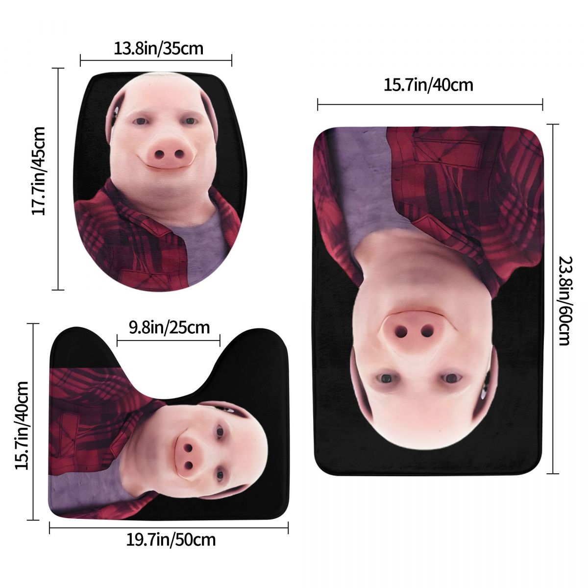 John Pork Is Calling 3 Pcs Bat - Home Bathroom Called บทวิจารณ์และราคา