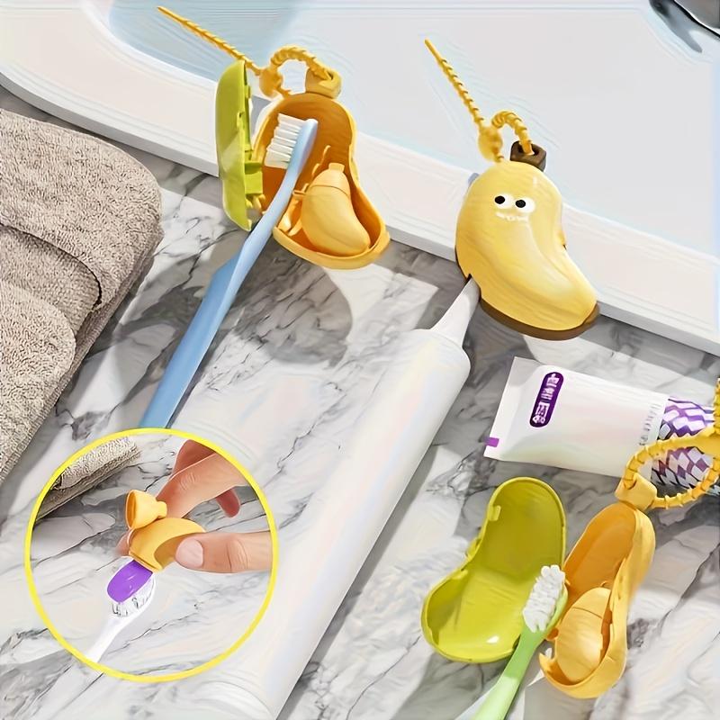 Cute Banana Toothbrush Holder  - Home Bathroom Organizer บทวิจารณ์และราคา