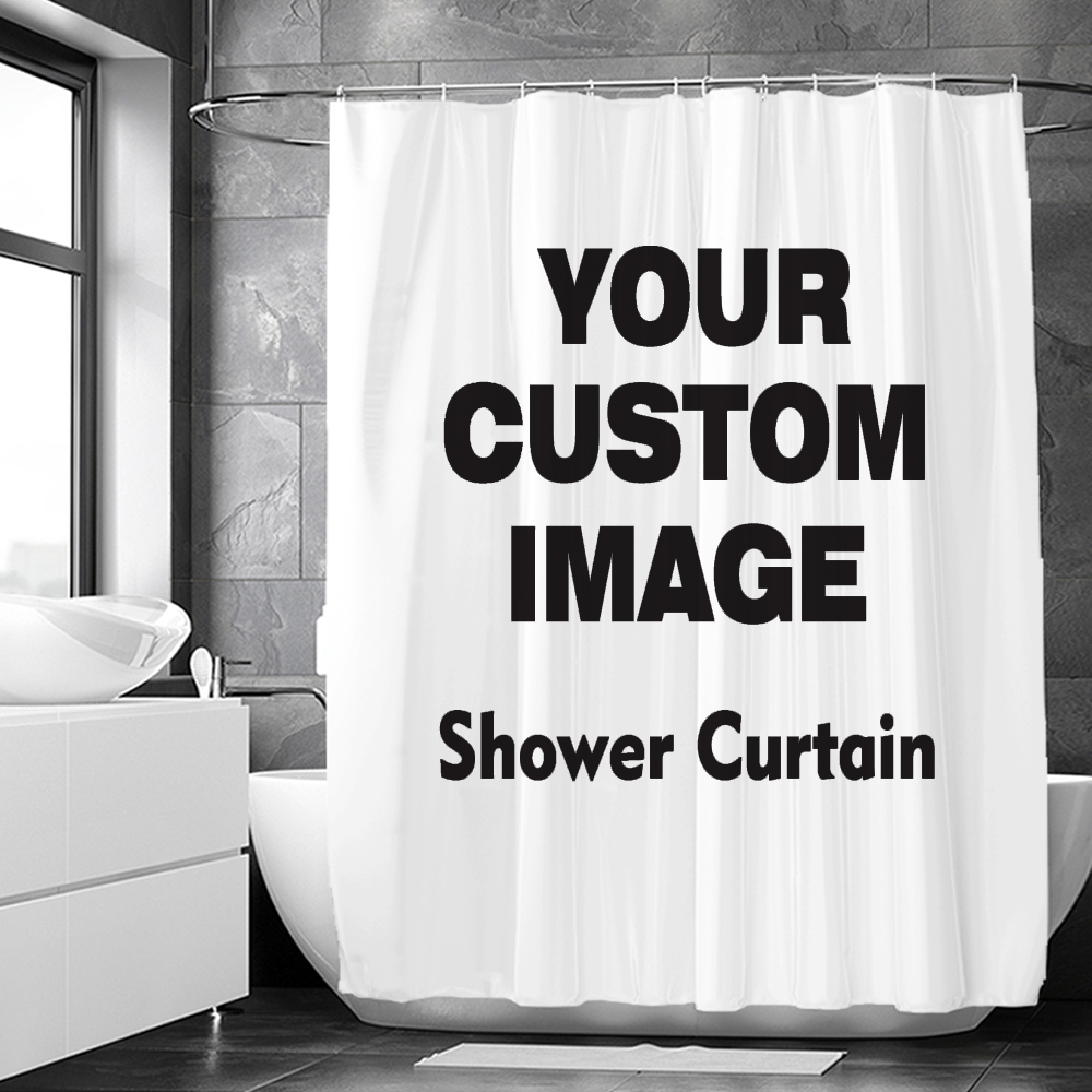 Custom Shower Curtain Bathroom - Shower Curtain Liner บทวิจารณ์และราคา