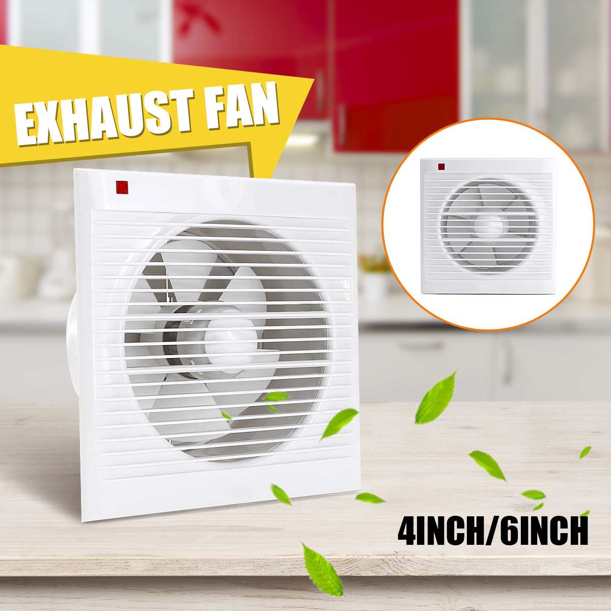 4 Inch 6 Inch 8 Inch 220V Mute - Home Bathroom Vent บทวิจารณ์และราคา
