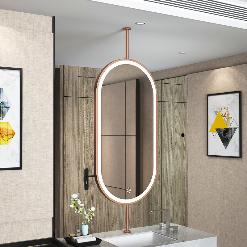 Size60x90cm Ceiling Oval Hangi - Bathroom Mirror Led บทวิจารณ์และราคา