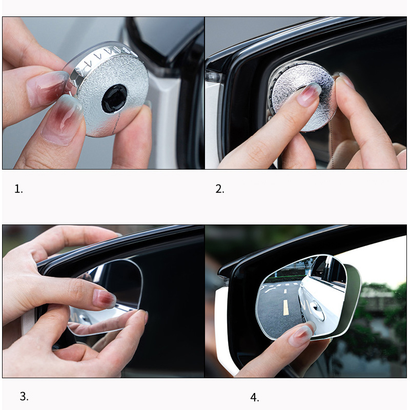 2Pcs Suction Cup Blind Spot Mi - Shaving Mirror Suction บทวิจารณ์และราคา