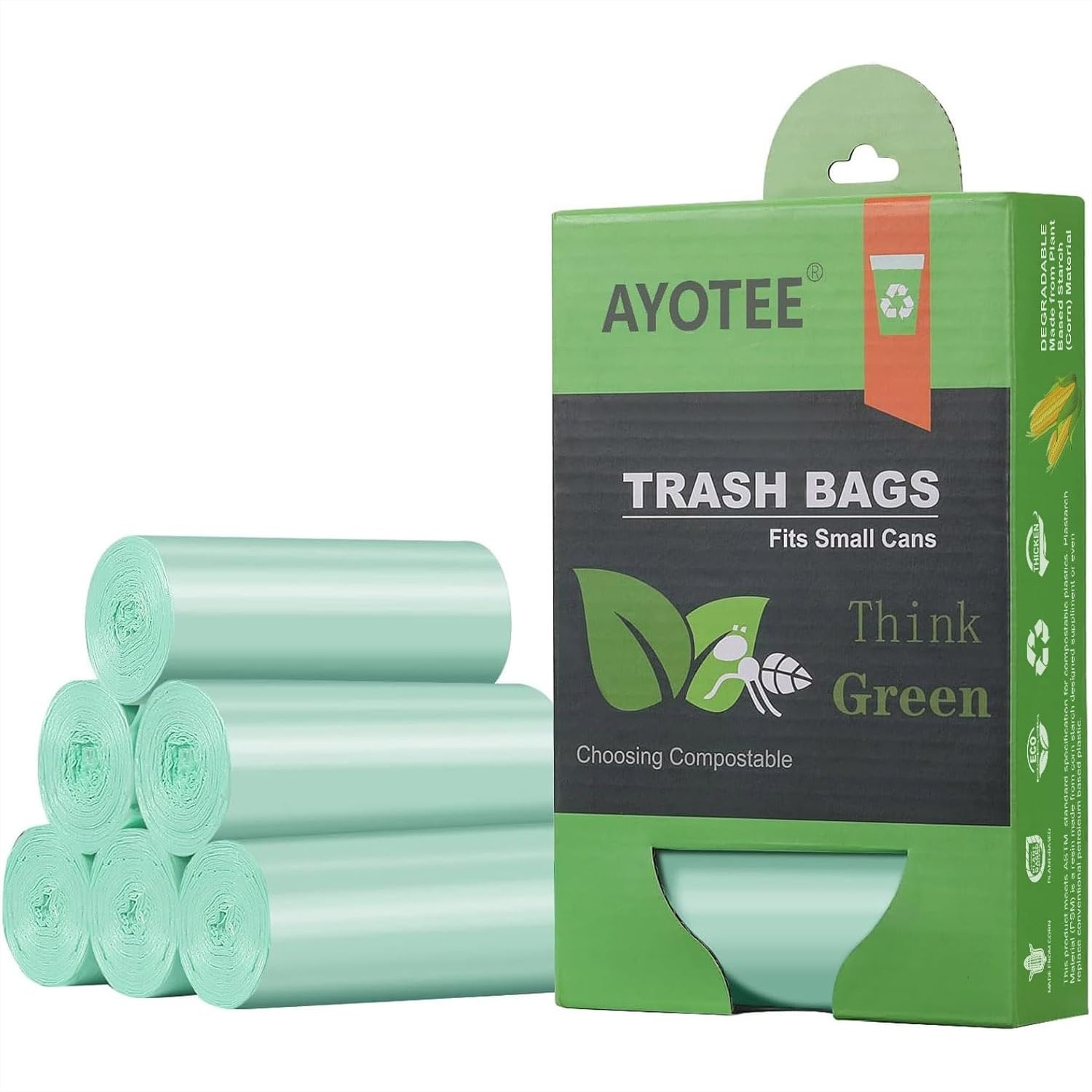 1.2 Gallon Small Trash Bags fo - Home Bathroom Images บทวิจารณ์และราคา
