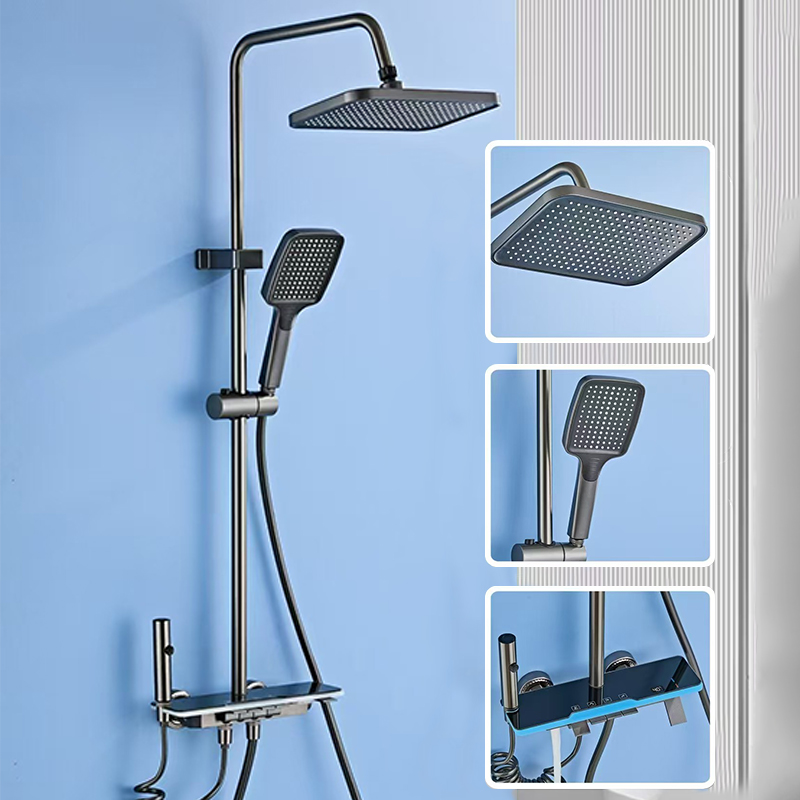 Shower Head Set Full Copper Ho - Home Bathroom บทวิจารณ์และราคา