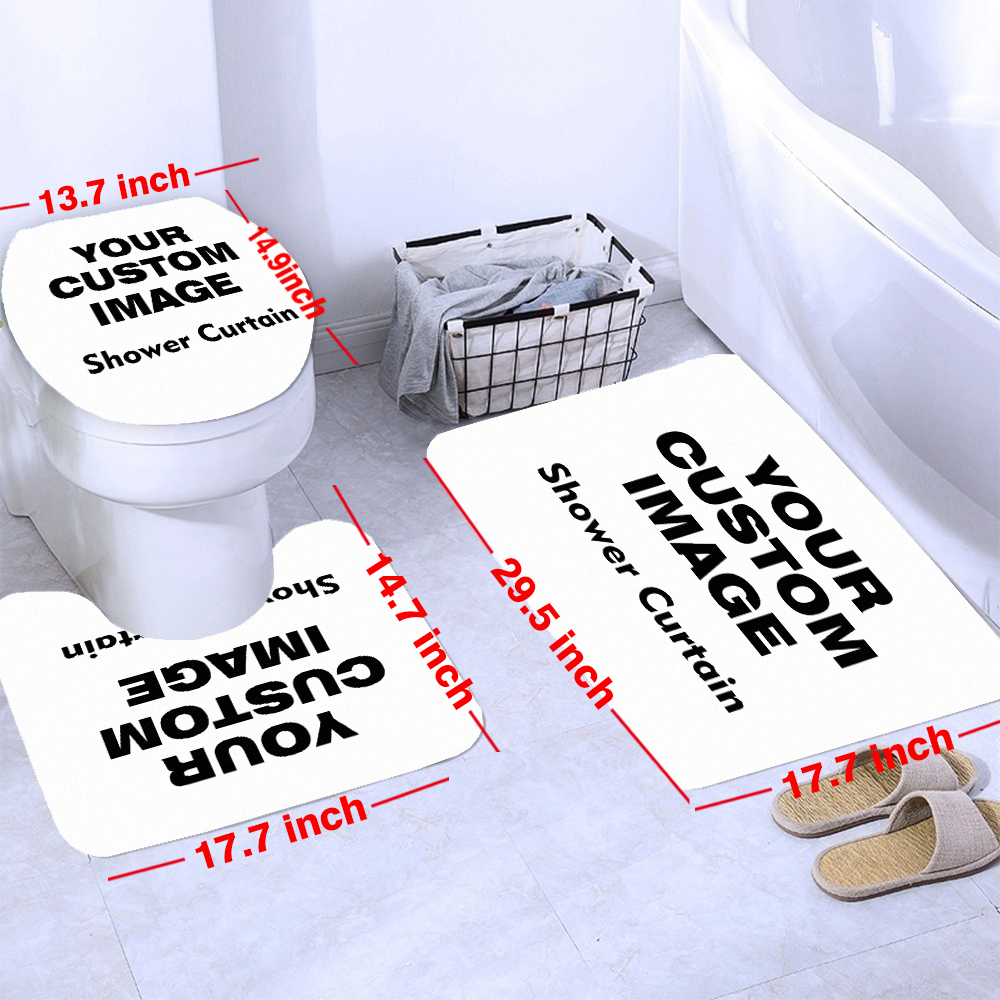 Custom Shower Curtain Bathroom - Shower Curtain Liner บทวิจารณ์และราคา